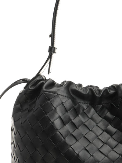 Bottega Veneta Women "Biblioteca" Intrecciato Bucket Bag