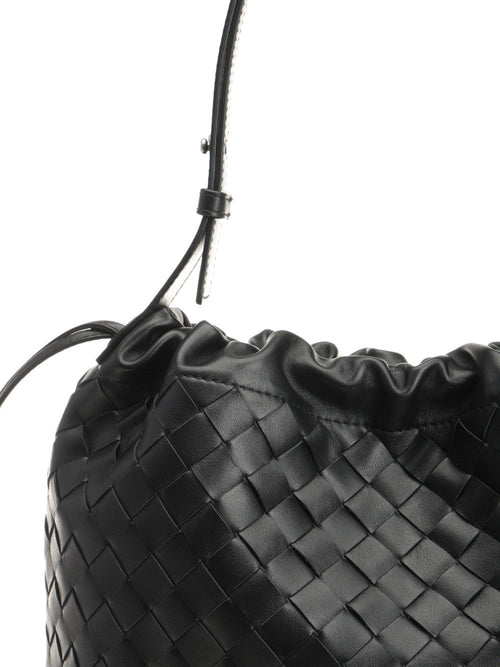 Bottega Veneta Women "Biblioteca" Intrecciato Bucket Bag