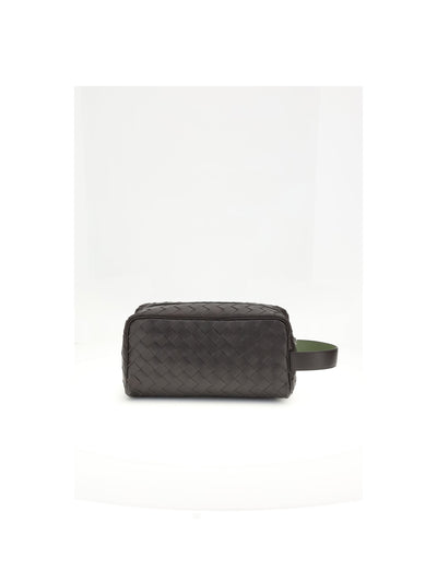 Bottega Veneta Men Intrecciato Travel Clutch