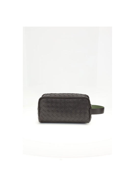 Bottega Veneta Men Intrecciato Travel Clutch