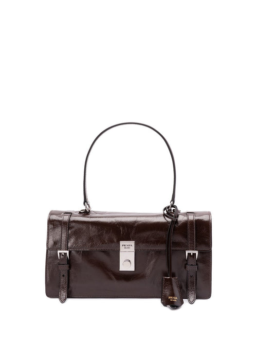 Prada Women Leather Shoulder Bag