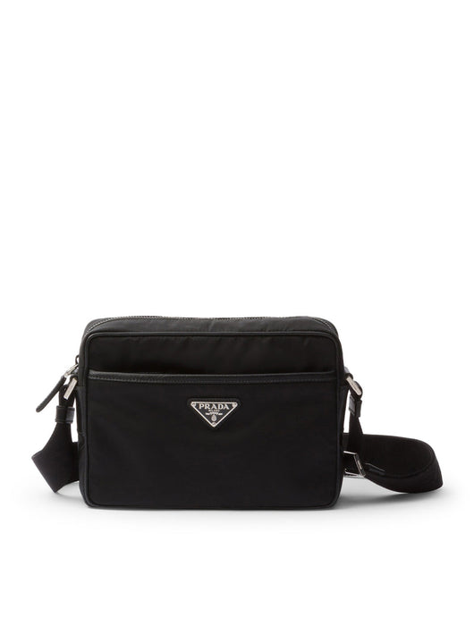 Prada Men Shoulder Bag In Re-Nylon And Saffiano