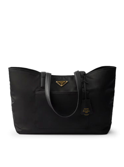 Prada Women Re-Edition 1978 Medium Shopping Bag In Re-Nylon And Saffiano