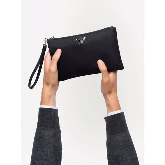 Prada Black Wash Bags Men