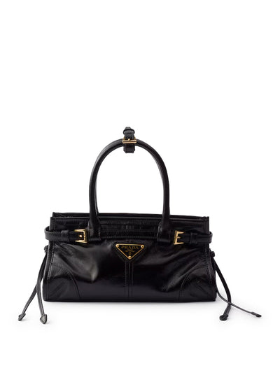 Prada Women Bonnie Mini Leather Handbag