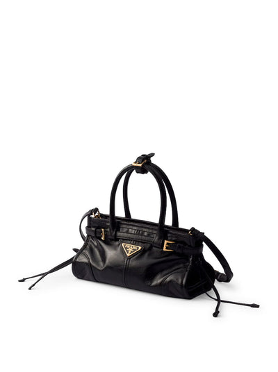 Prada Women Bonnie Mini Leather Handbag