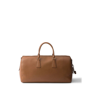 Prada Brown Luggage & Holdalls Men