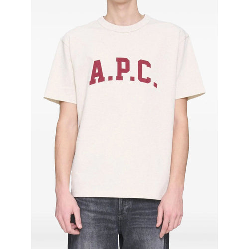 A.P.C. Neutrals T-Shirts & Vests - T-Shirts Men