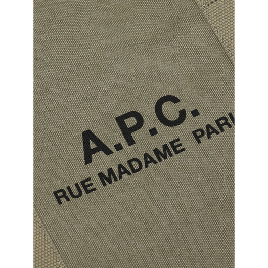 A.P.C. Green Tote Bags Men