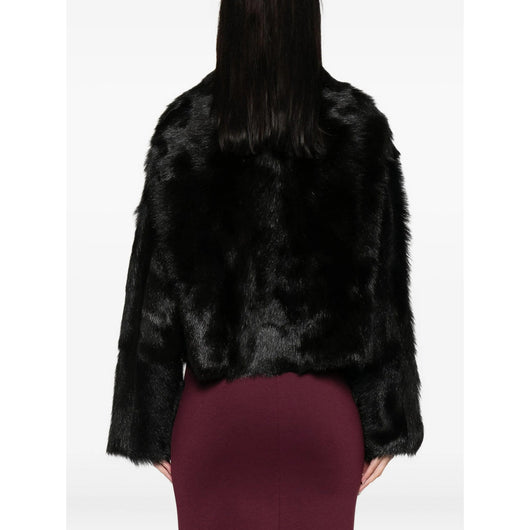 Alberta Ferretti Black Jackets - Faux Fur & Shearling Jackets Women
