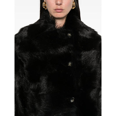 Alberta Ferretti Black Jackets - Faux Fur & Shearling Jackets Women