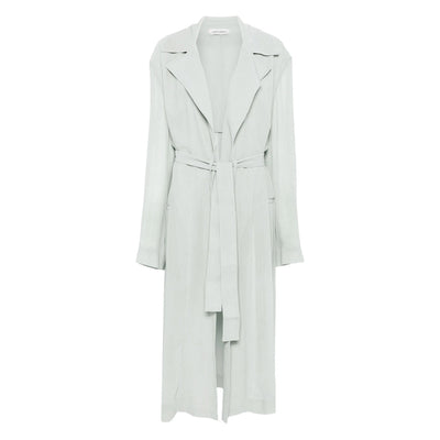 Alberta Ferretti Green Coats - Single Breasted Coats Women