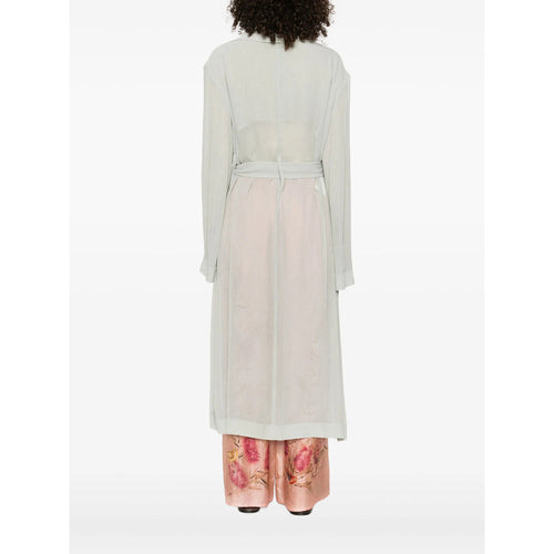 Alberta Ferretti Green Coats - Single Breasted Coats Women