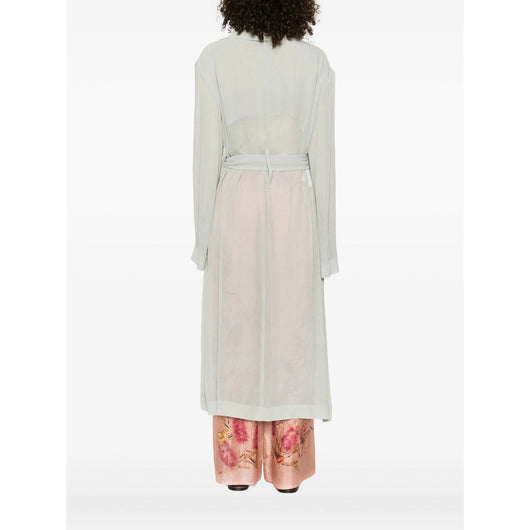 Alberta Ferretti Green Coats - Single Breasted Coats Women