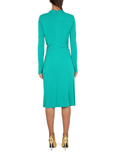 Alberta Ferretti Women V-Neck Dress