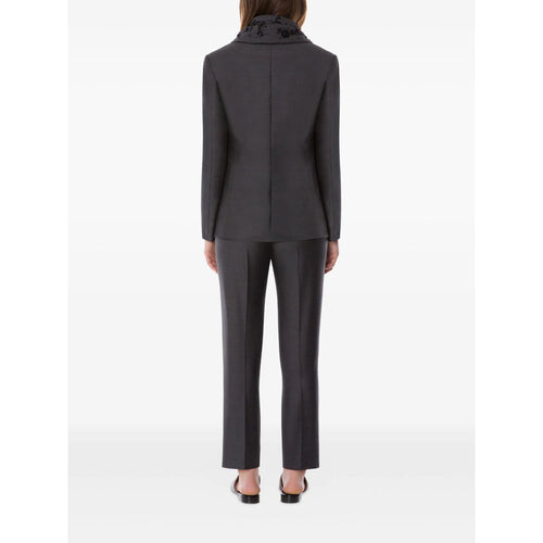 Alberta Ferretti Grey Trousers - Tailored Trousers Women