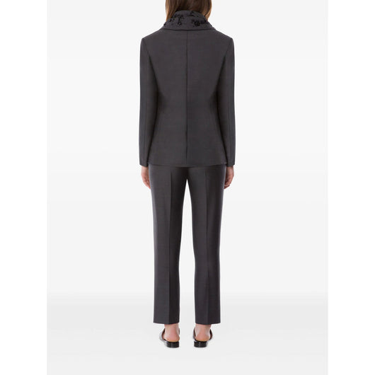 Alberta Ferretti Grey Trousers - Tailored Trousers Women