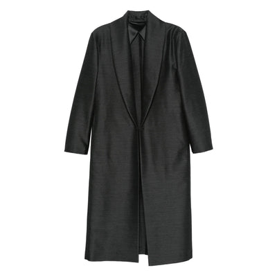 Alberta Ferretti Black Coats - Single Breasted Coats Women