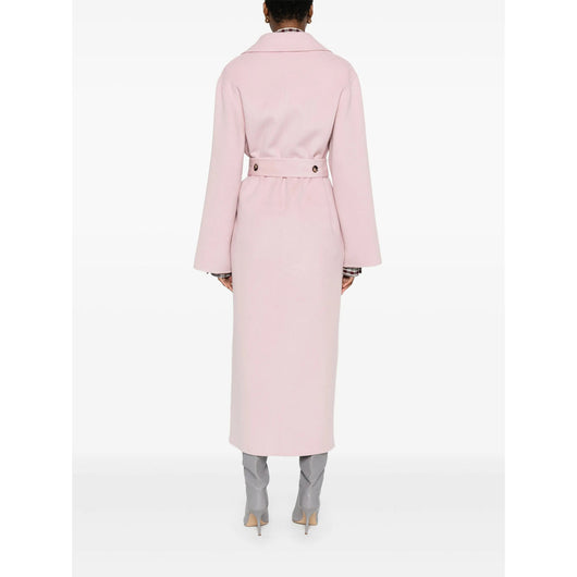 Alberta Ferretti Pink Coats - Single Breasted Coats Women