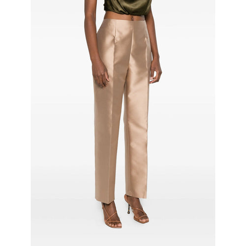 Alberta Ferretti Neutrals Trousers - High-Waisted Trousers Women