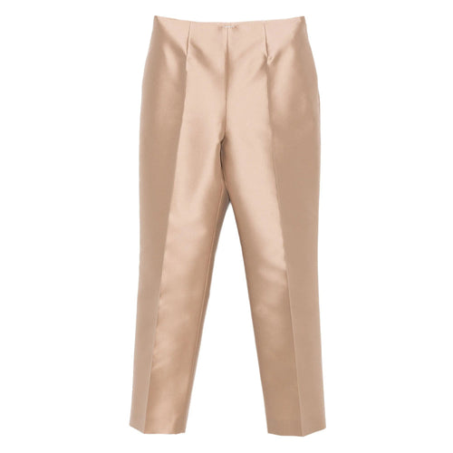 Alberta Ferretti Neutrals Trousers - High-Waisted Trousers Women