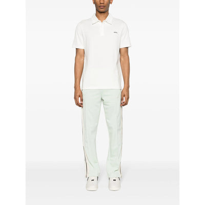 A.P.C. White Polo Shirts Men