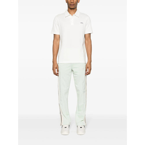 A.P.C. White Polo Shirts Men