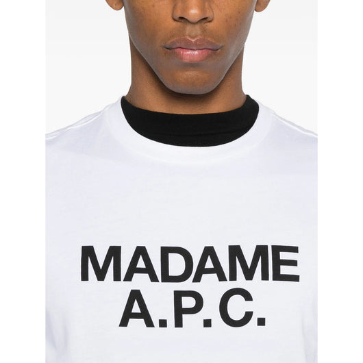 A.P.C. White T-Shirts & Vests - T-Shirts Men