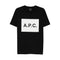 A.P.C. Black T-Shirts & Vests - T-Shirts Men