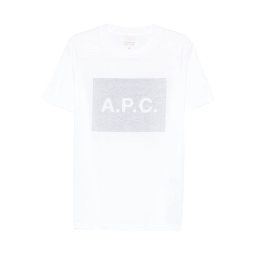 A.P.C. White T-Shirts & Vests - T-Shirts Men
