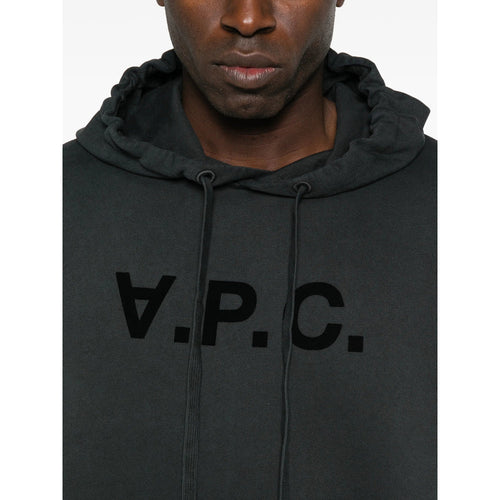 A.P.C. Black Sweaters & Knitwear - Hoodies Men