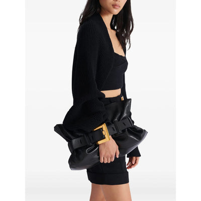 Balmain Black Shoulder Bags Women
