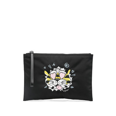 Kenzo Black Clutch Bags Men