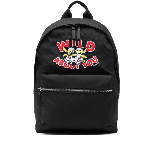 Kenzo Black Backpacks Men