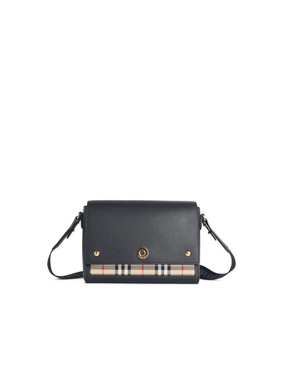 Burberry Medium 'Note' Black Leather Bag Women