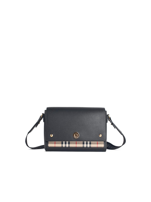 Burberry Medium 'Note' Black Leather Bag Women