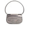 Diesel Iconic '1Dr Shoulder Bag In Silver Transparent Tpu Women