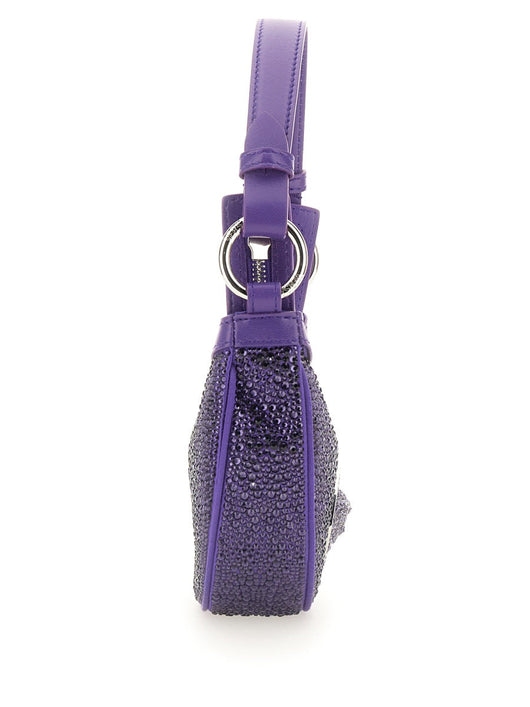 Versace Women Mini Hobo Bag With Crystals