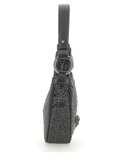 Versace Women Mini Hobo Bag With Crystals