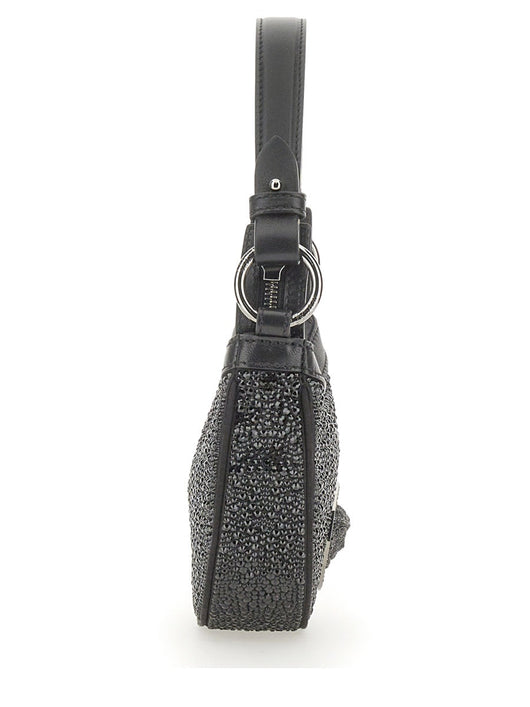 Versace Women Mini Hobo Bag With Crystals