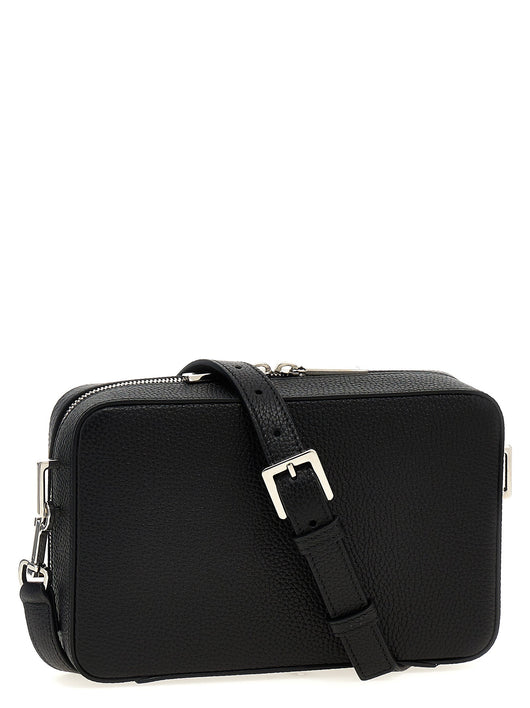 Gucci Men Logo Leather Shoulder Strap