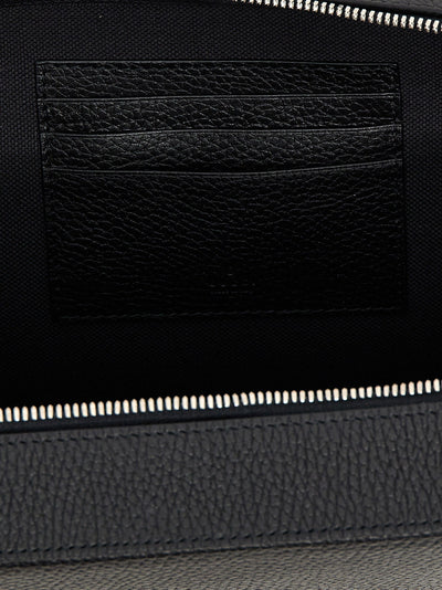 Gucci Men Logo Leather Shoulder Strap