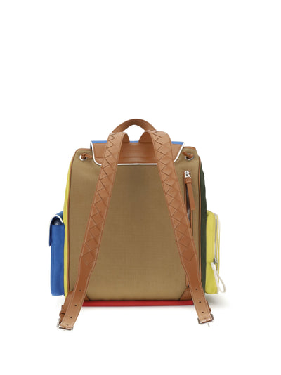 Bottega Veneta Men Crossroad Multi-Pocket Backpack