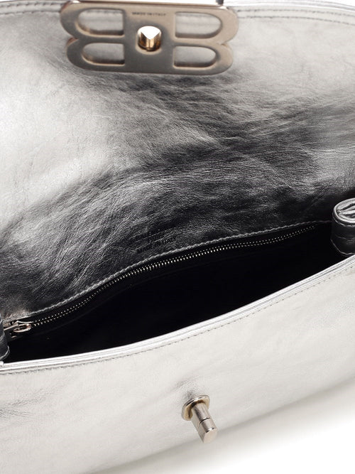 Balenciaga Women "Flap Bb Soft" Small Shoulder Bag