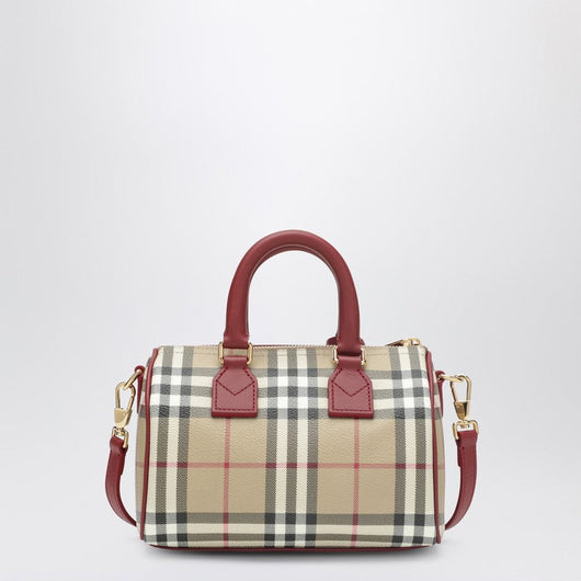 Burberry Mini Check Bowling Bag Women