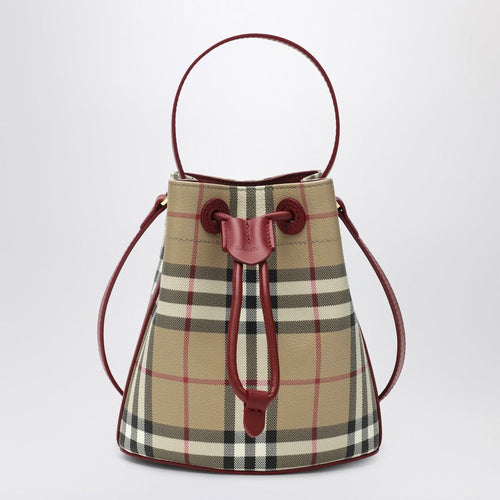 Burberry Check Mini Bucket Bag Women