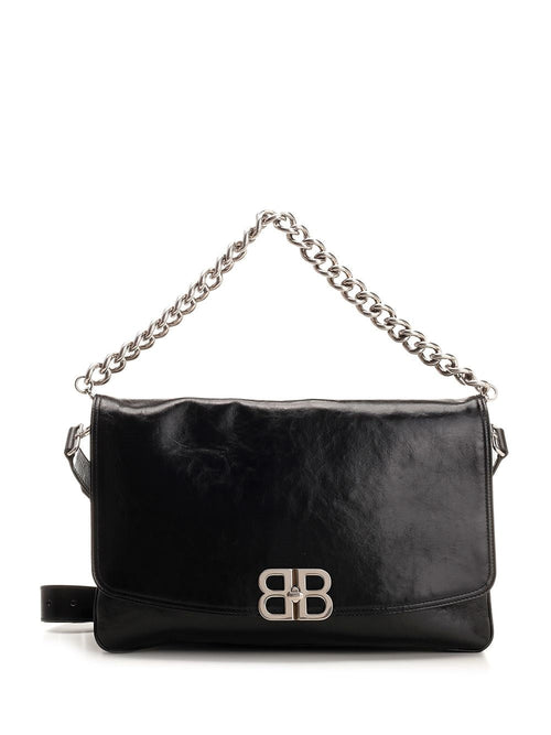 Balenciaga Women "Bb Soft Flap" Large Shoulder Bag