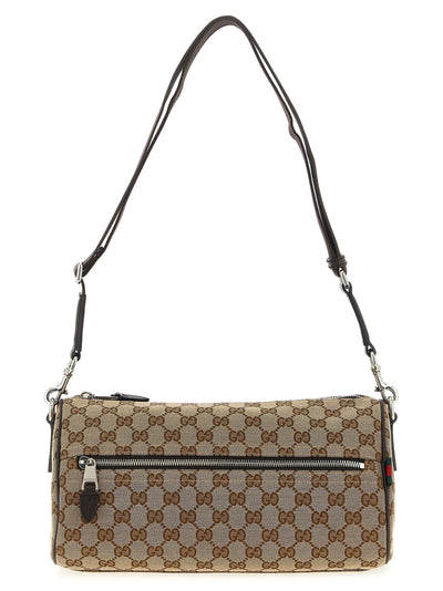 Gucci Men Small Gg Cylindrical Shoulder Strap