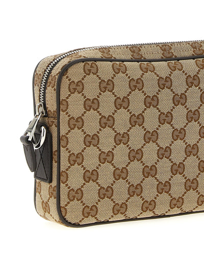 Gucci Men Gg Small Shoulder Strap