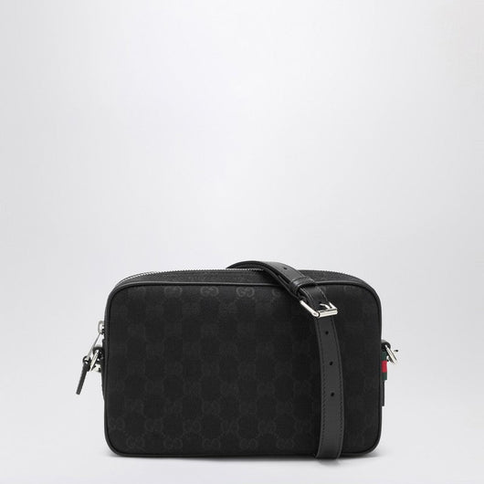 Gucci Black Gg Fabric Shoulder Bag Men